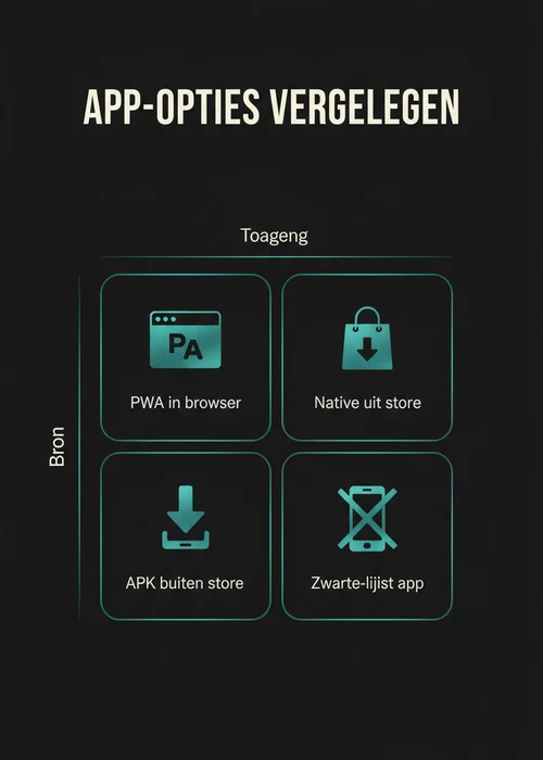 Afbeelding van een smartphone waarop een casino-app met hoge RTP is geopend, met speelkaarten en fiches op de achtergrond.